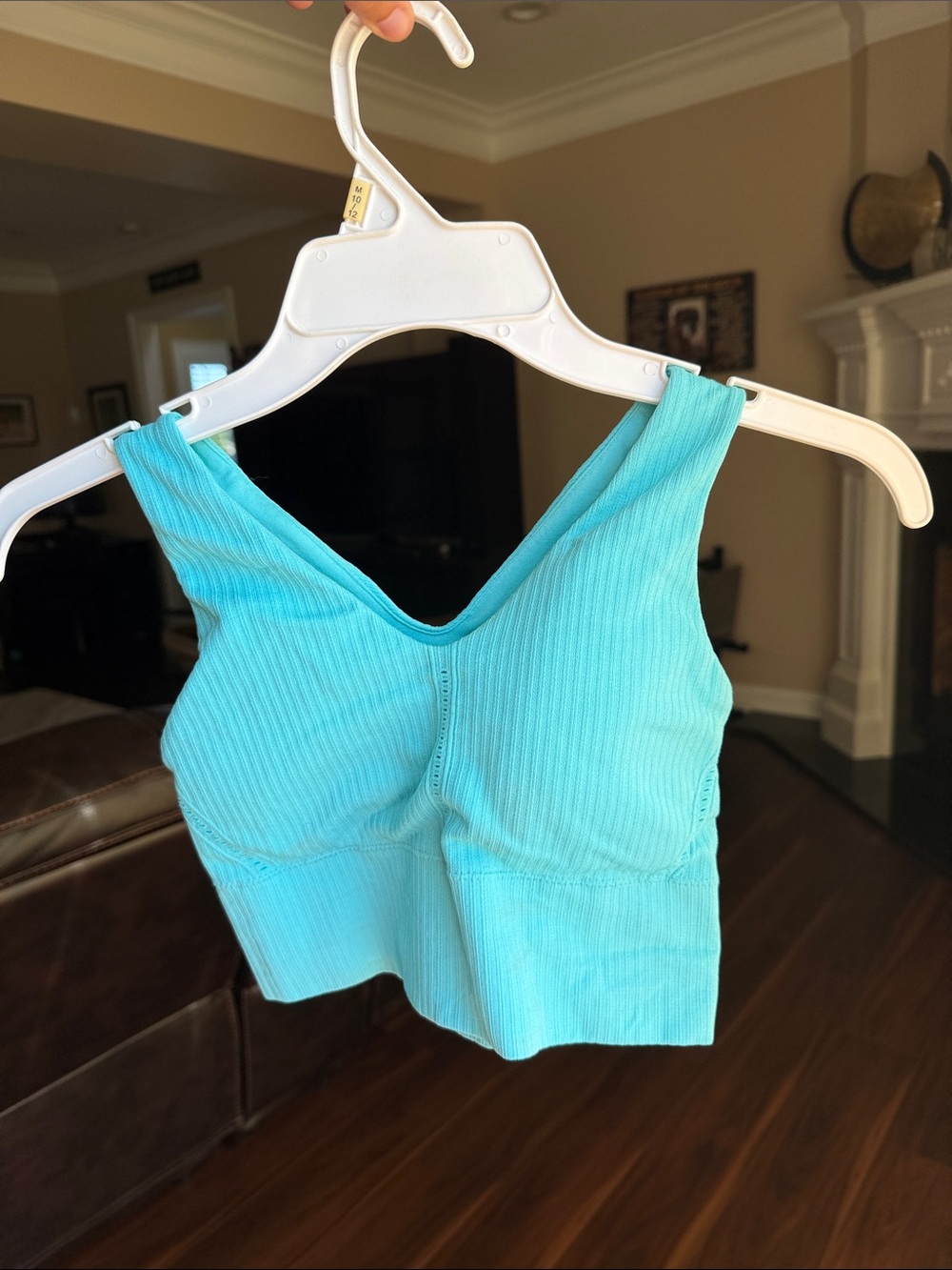 all in motion Ribbed Teal Sports Bralette